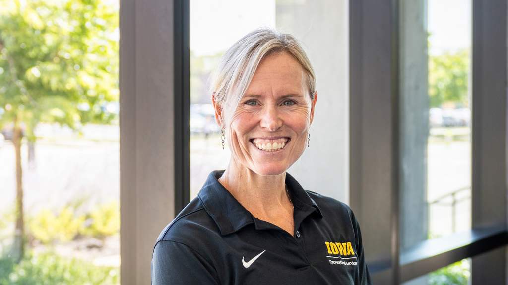 Angela Charsha-Harney, associate director of fitness at Recreational Services