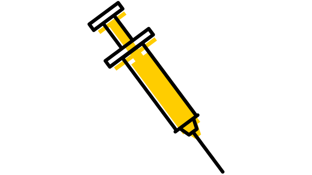 Flu shot icon